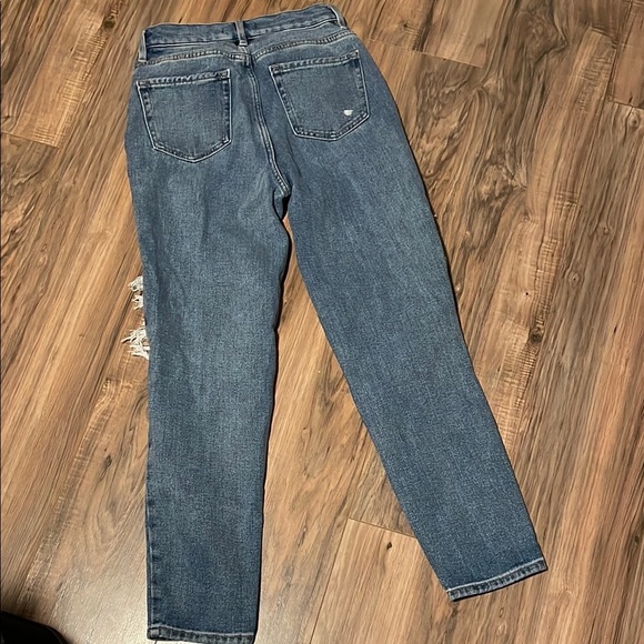 PacSun Women's High Rise Distressed Blue Jeans - Picture 2 of 6